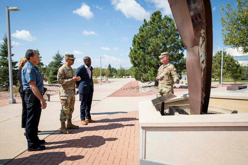 Colorado Springs Mayor Yemi Mobolade visits NORAD and USNORTHCOM headquaters