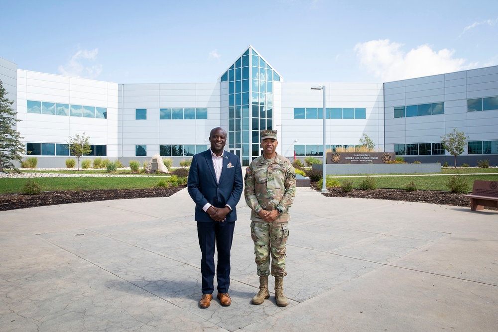 Colorado Springs Mayor Yemi Mobolade visits NORAD and USNORTHCOM headquaters