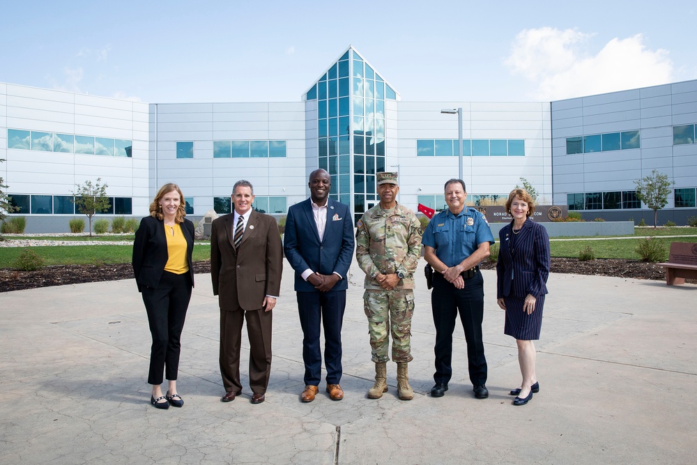 Colorado Springs Mayor Yemi Mobolade visits NORAD and USNORTHCOM headquaters