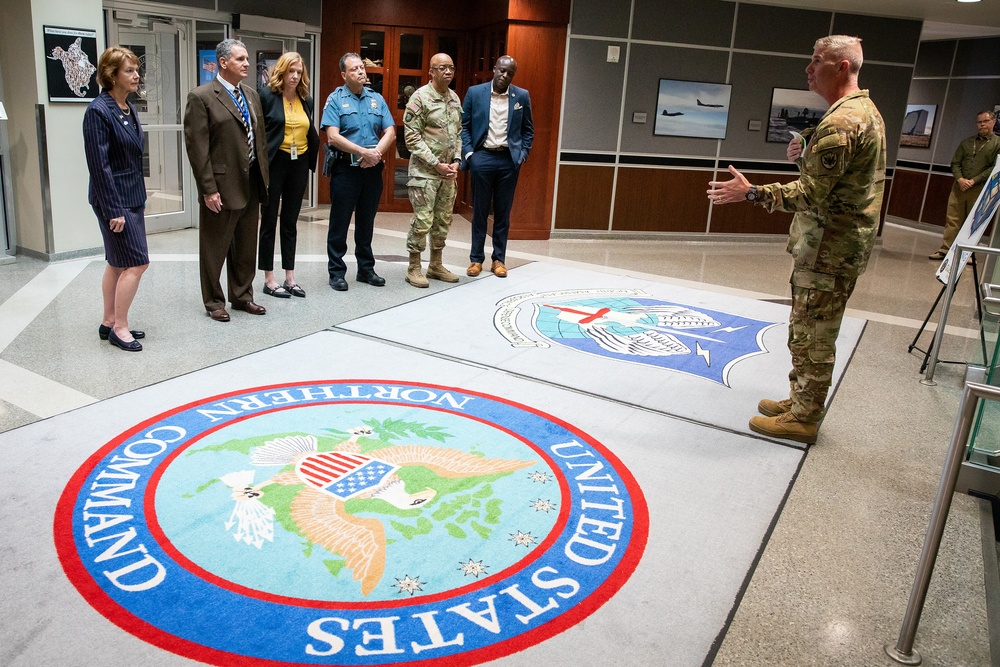 Colorado Springs Mayor Yemi Mobolade visits NORAD and USNORTHCOM headquaters