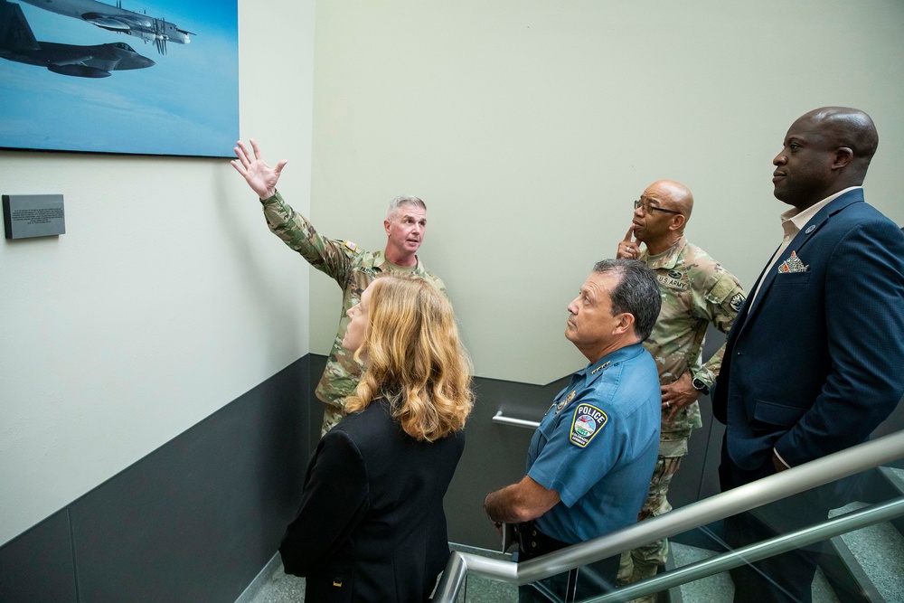 Colorado Springs Mayor Yemi Mobolade visits NORAD and USNORTHCOM headquaters