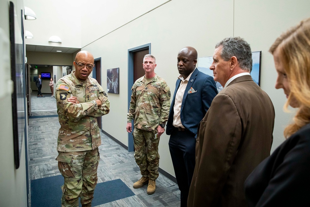 Colorado Springs Mayor Yemi Mobolade visits NORAD and USNORTHCOM headquaters