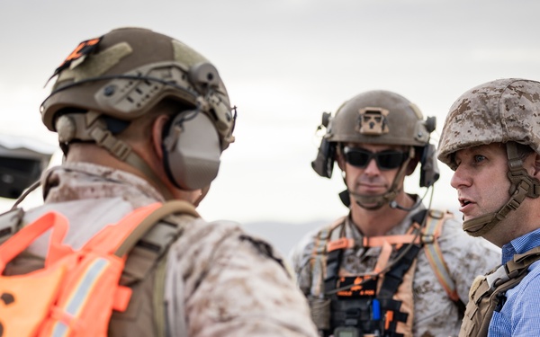The Assistant Secretary of the Navy visits The Combat Center