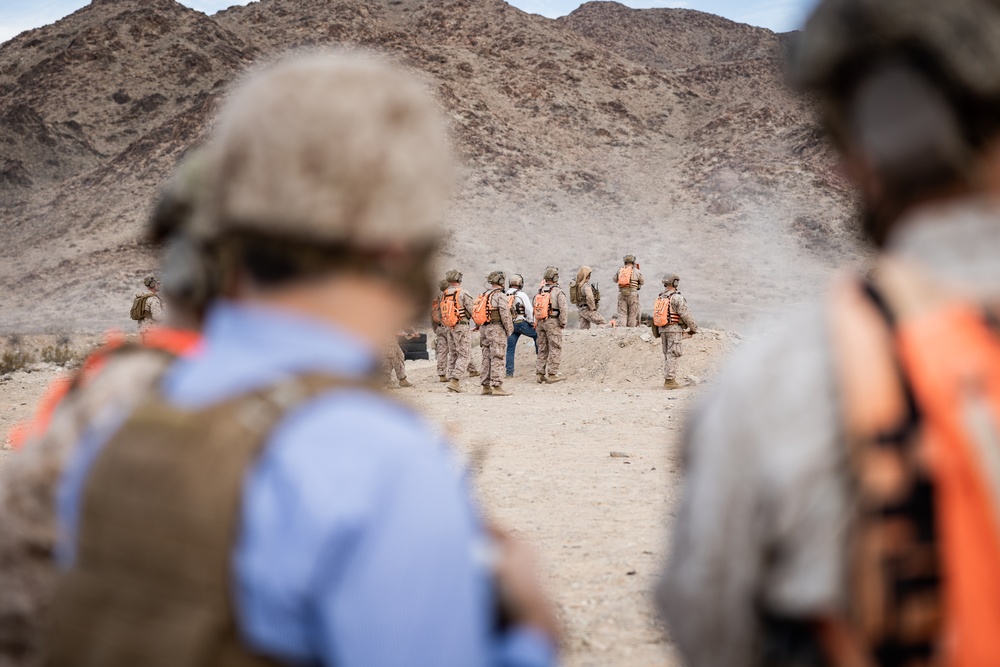 The Assistant Secretary of the Navy visits The Combat Center