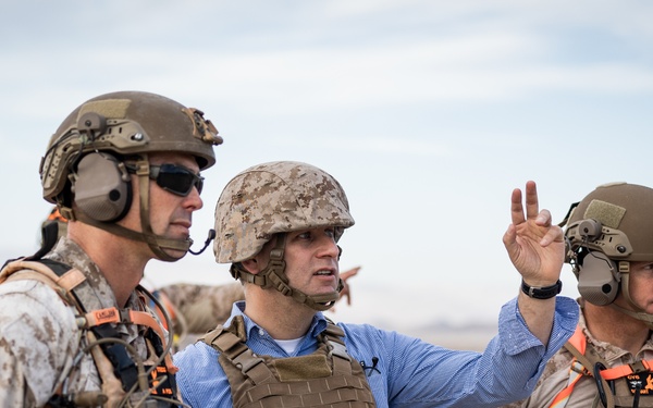 The Assistant Secretary of the Navy visits The Combat Center
