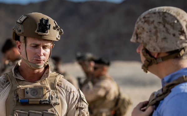 The Assistant Secretary of the Navy visits The Combat Center