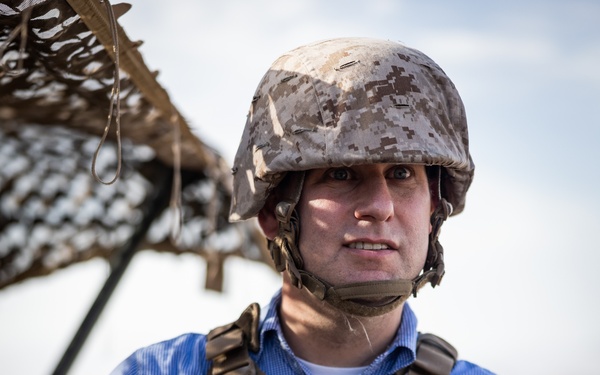 The Assistant Secretary of the Navy visits The Combat Center