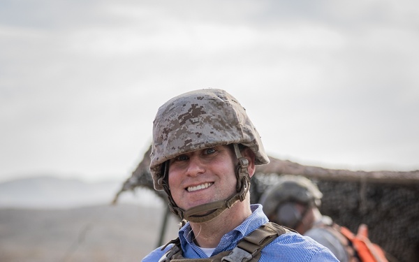 The Assistant Secretary of the Navy visits The Combat Center