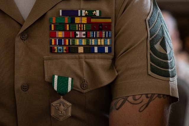 1st Battalion, 7th Marine Regiment retirement ceremony