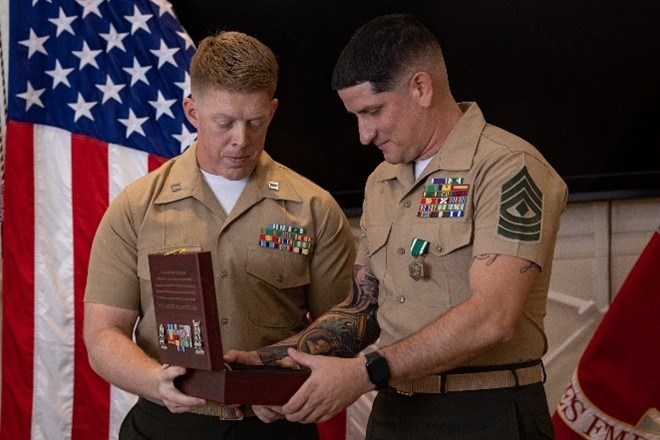 1st Battalion, 7th Marine Regiment retirement ceremony