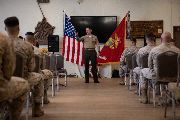 1st Battalion, 7th Marine Regiment retirement ceremony