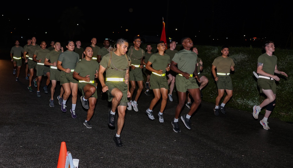 Marine Corps Base Camp Blaz Motivational Run