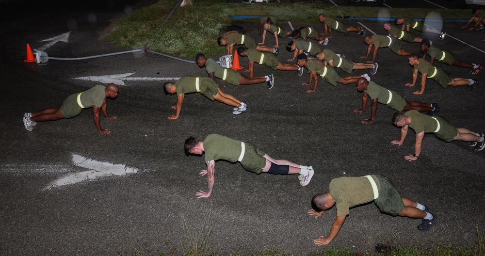Marine Corps Base Camp Blaz Motivational Run