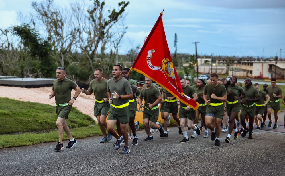 Marine Corps Base Camp Blaz Motovational Run