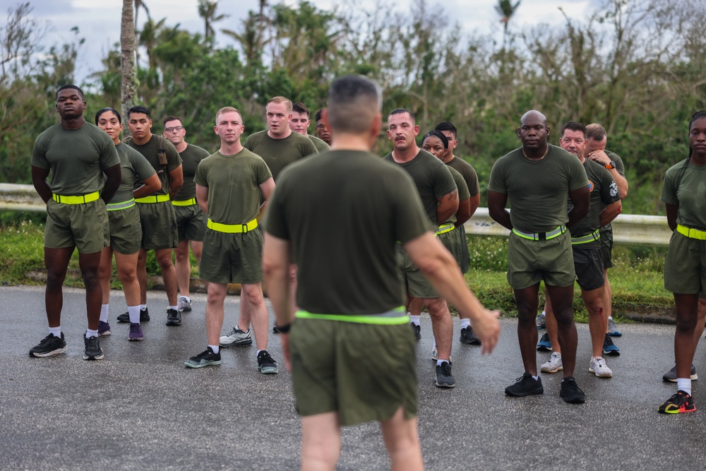 Marine Corps Base Camp Blaz Motivational Run