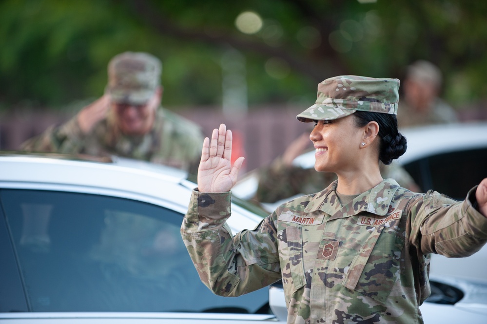 Weekend Warriors Welcomed with Aloha: Hawaii ANG senior leaders set the tone for a successful drill weekend