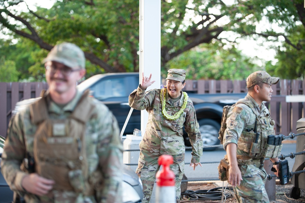 Weekend Warriors Welcomed with Aloha: Hawaii ANG senior leaders set the tone for a successful drill weekend