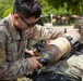 JTF-RH roving security and fire watch team members conduct SCBA training on Ford Island