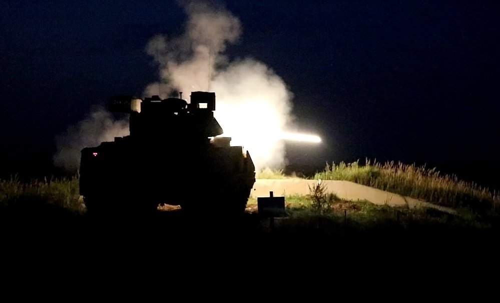 1-8 CAV conducts Bradley qualification at Pabrade Training Area, Lithuania