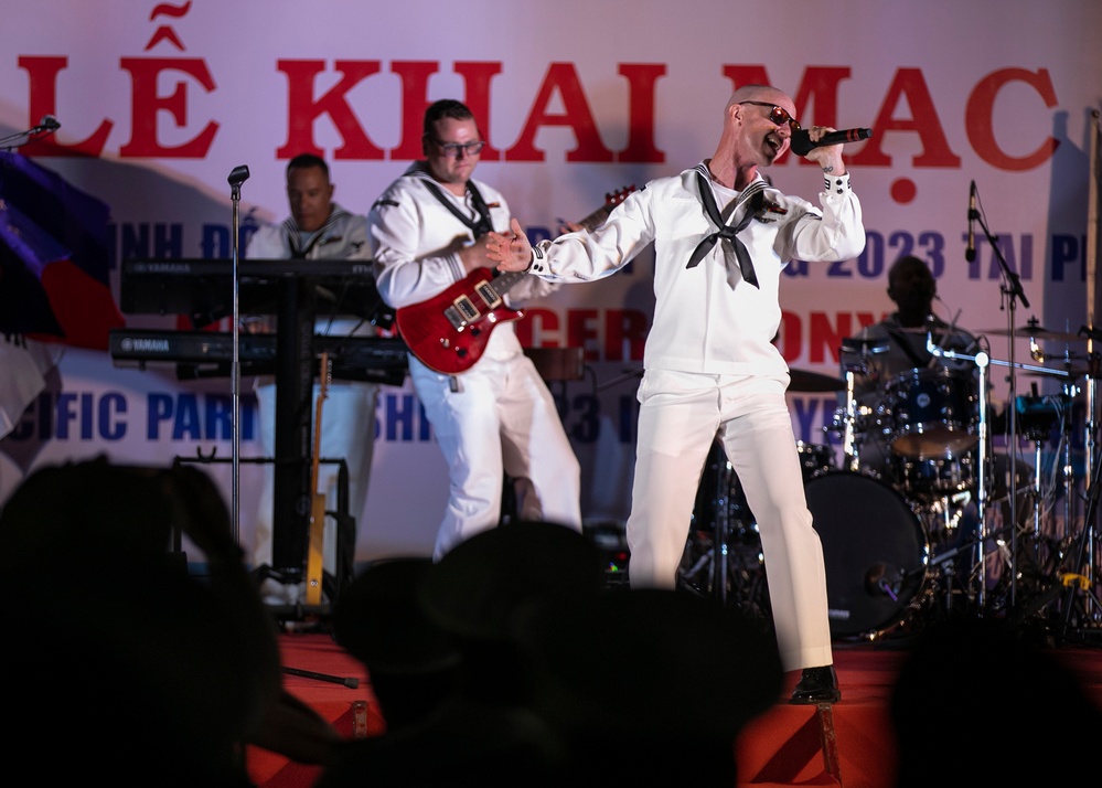 Pacific Partnership 2023 Band Perform Concert in Nghinh Phong Square