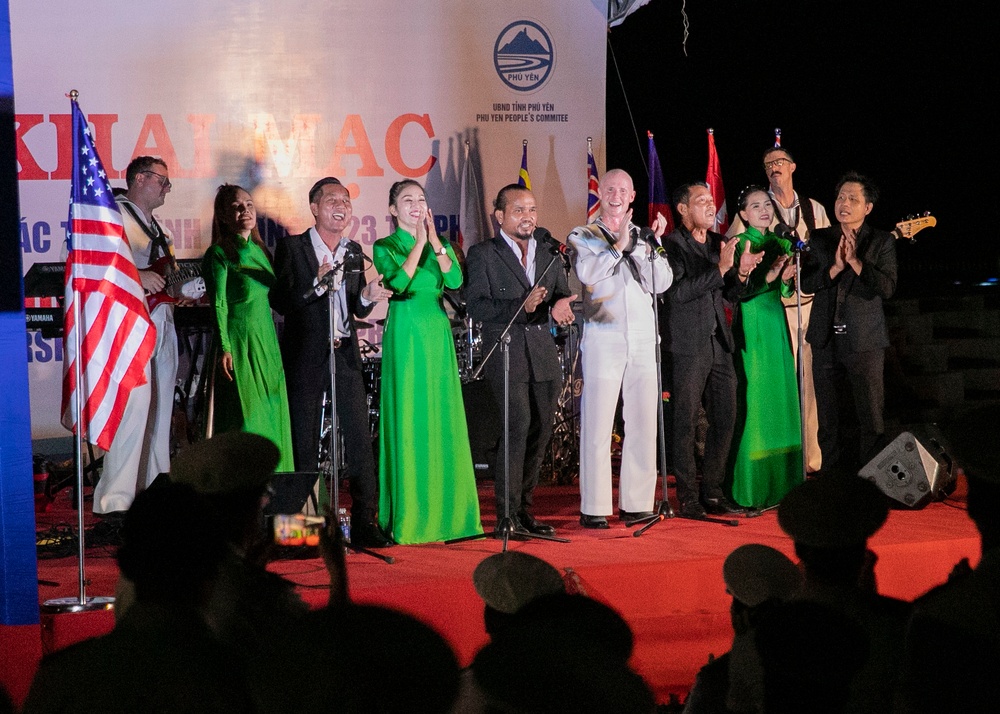 Pacific Partnership 2023 Band Perform Concert in Nghinh Phong Square