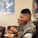 USO Foster provides pizza for Marines with CLR-3 for helping Camp Foster recover from Typhoon Khanun