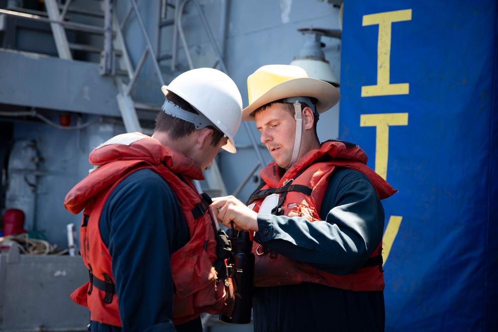 USS Normandy Participates in Sage Wolverine