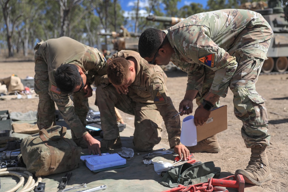 Comanche Company conducts recovery operations after Talisman Sabre 23