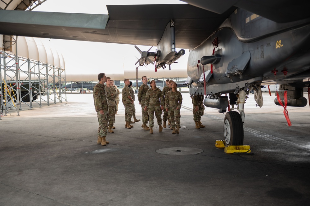 AFROTC cadets develop leadership during tour at SJAFB