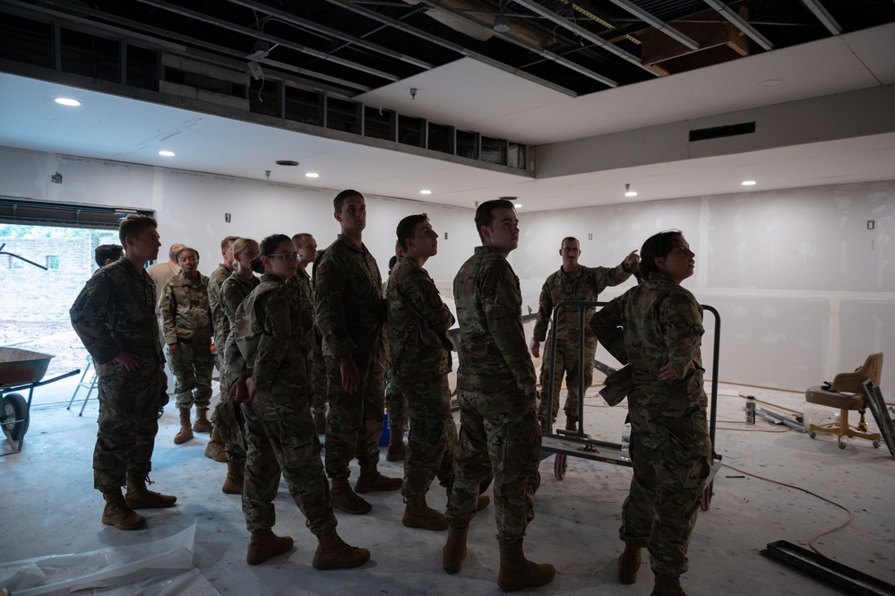 AFROTC cadets develop leadership during tour at SJAFB