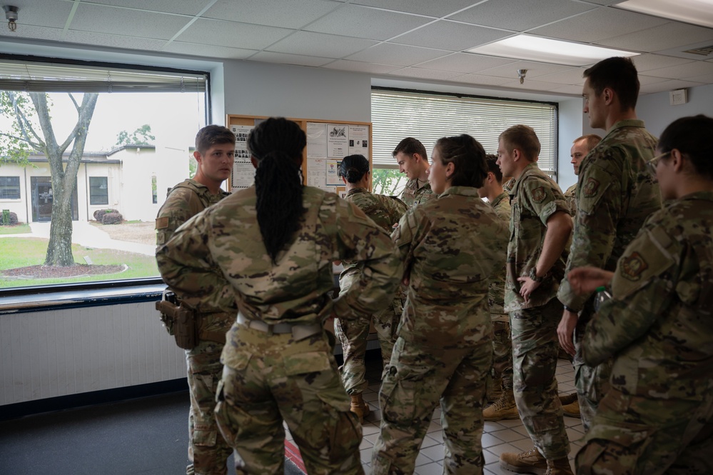 AFROTC cadets develop leadership during tour at SJAFB