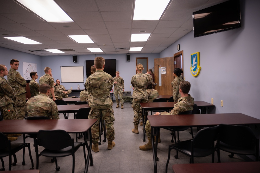 AFROTC cadets develop leadership during tour at SJAFB