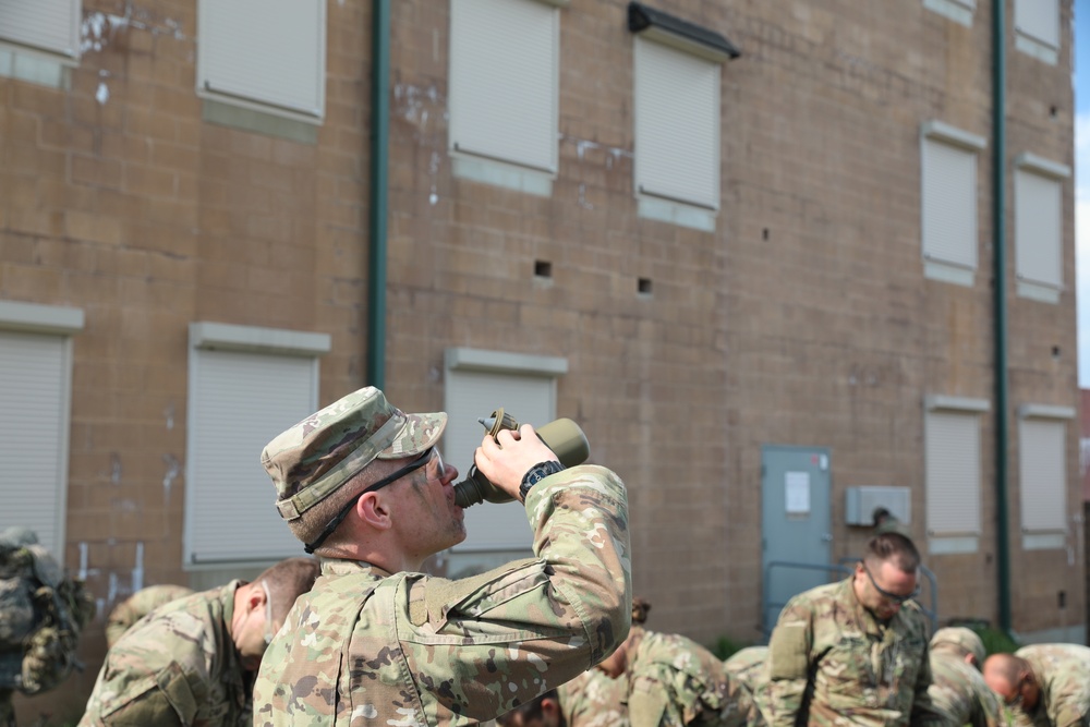 Officer candidates prepare for extraction