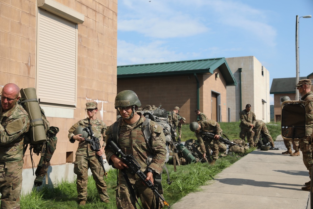Officer candidates prepare for extraction