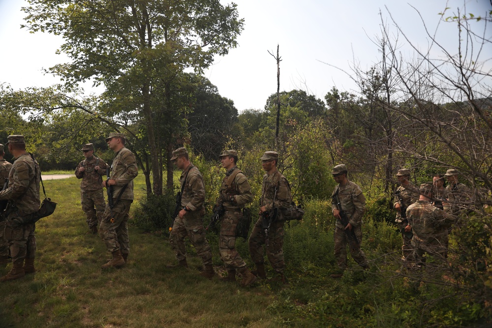 Officer candidates prepare for extraction