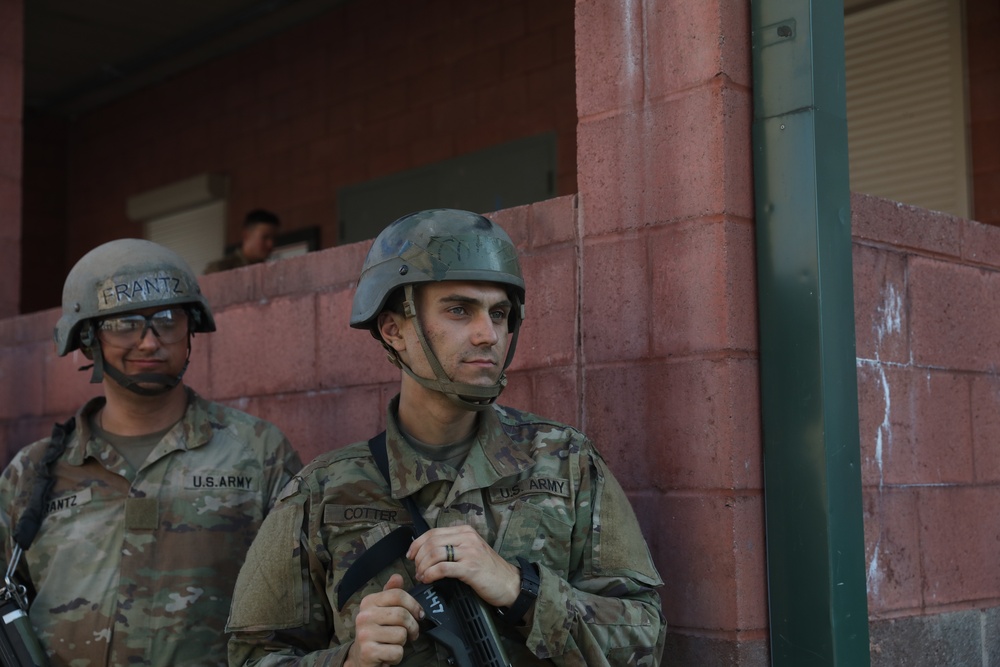 Officer candidates prepare for extraction
