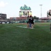 445th AW takes part in opening of Dayton Dragons game