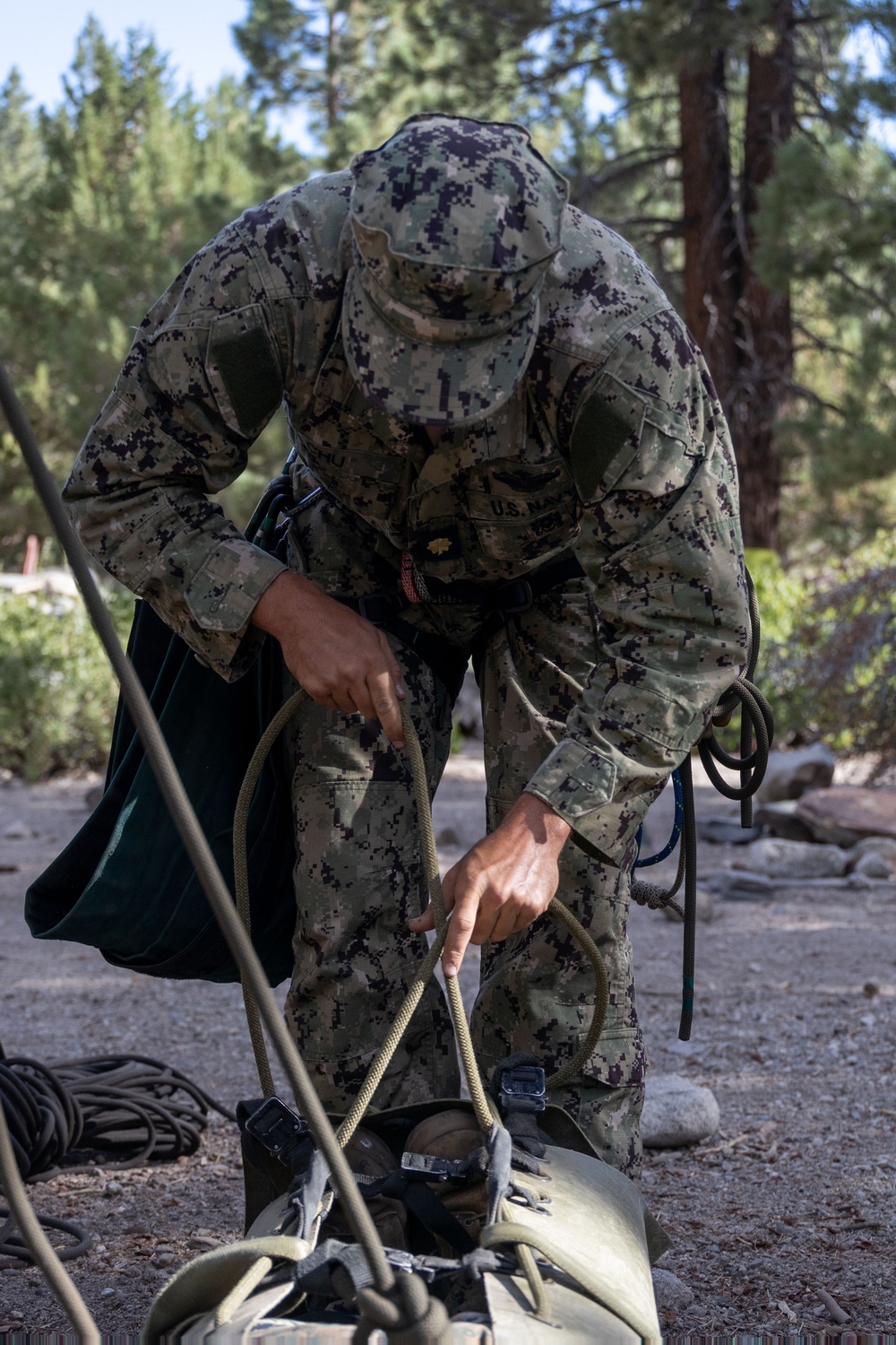 Mountain Medicine 1-23 practice raising and lowering sked’s