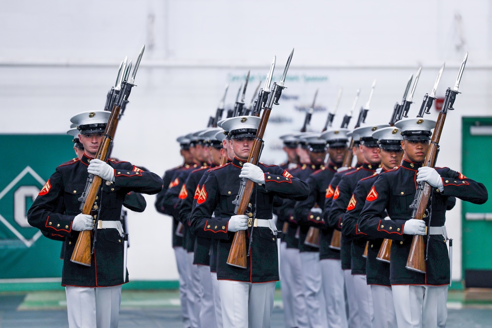 Marine Battle Color Detachment Return to North Carolina 2023: Cary High School