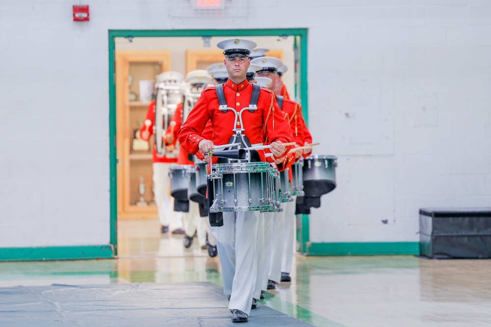 Marine Battle Color Detachment Return to North Carolina 2023: Cary High School