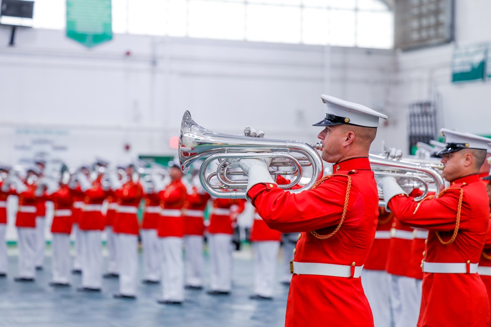 Marine Battle Color Detachment Return to North Carolina 2023: Cary High School