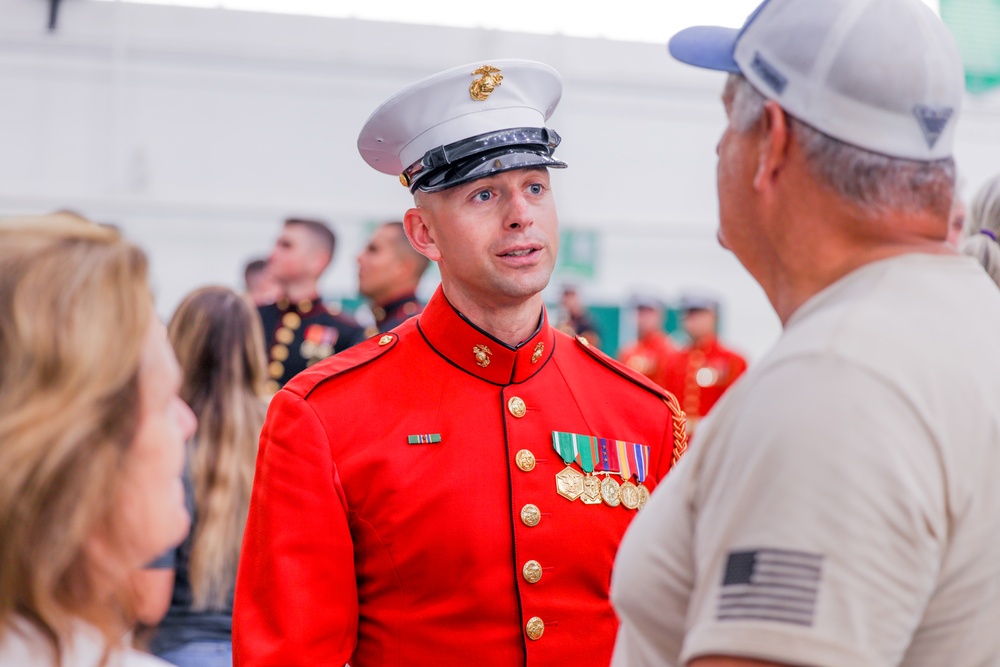 Marine Battle Color Detachment Return to North Carolina 2023: Cary High School