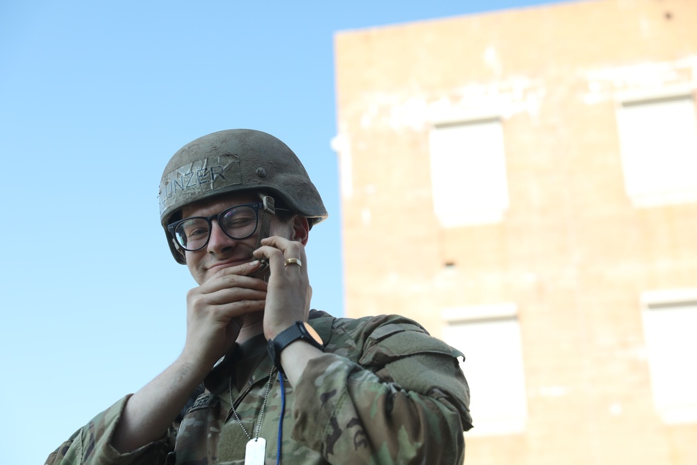 Officer candidates prepare for extraction