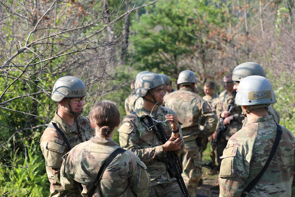Officer candidates prepare for extraction