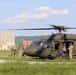 UH-60 Black Hawks land to extract Soldiers