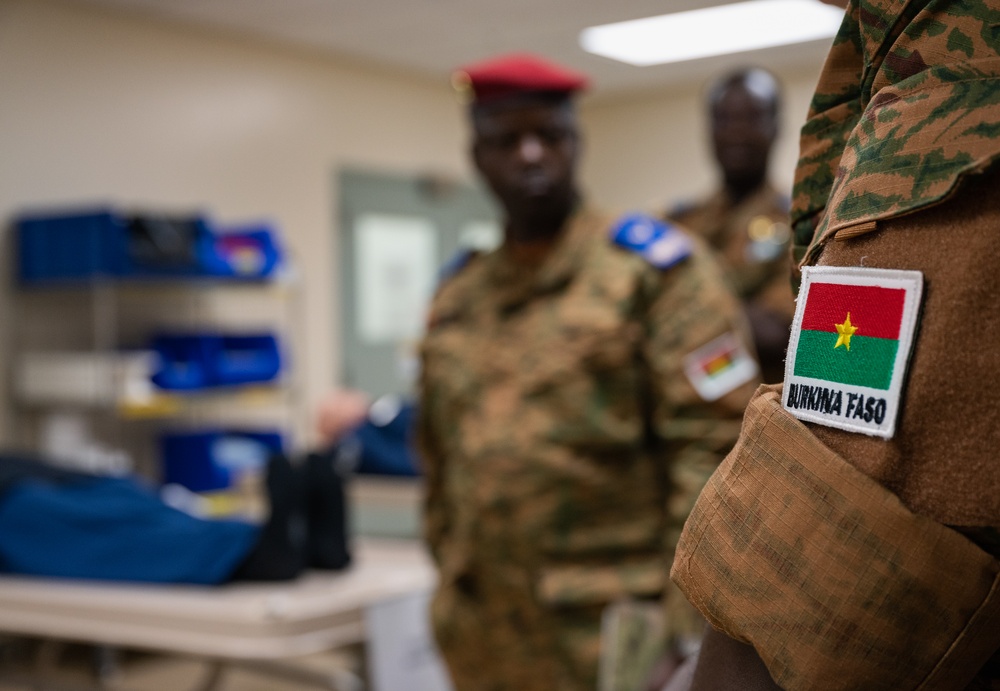 Sharing expertise: Burkina Faso military visit