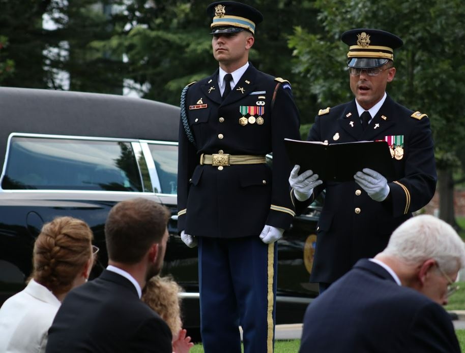 Funeral for U.S. Army Air Forces 2nd Lt. Peter A. Timpo