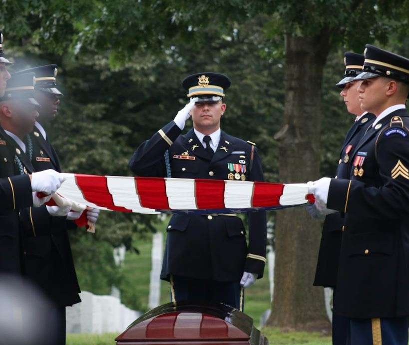 Funeral for U.S. Army Air Forces 2nd Lt. Peter A. Timpo