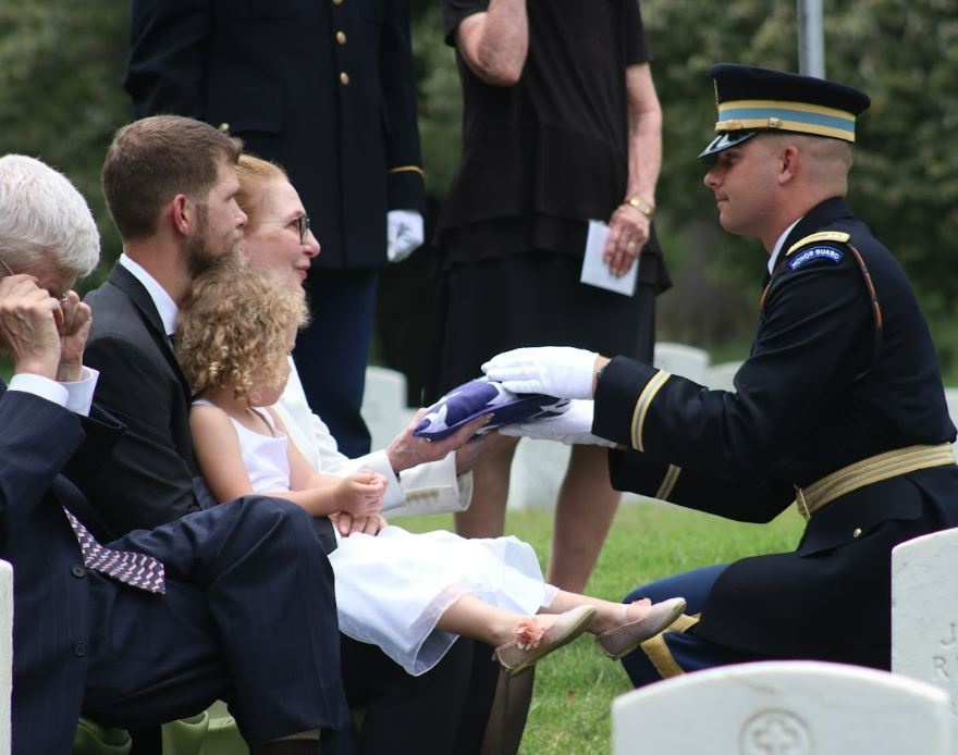 Funeral for U.S. Army Air Forces 2nd Lt. Peter A. Timpo