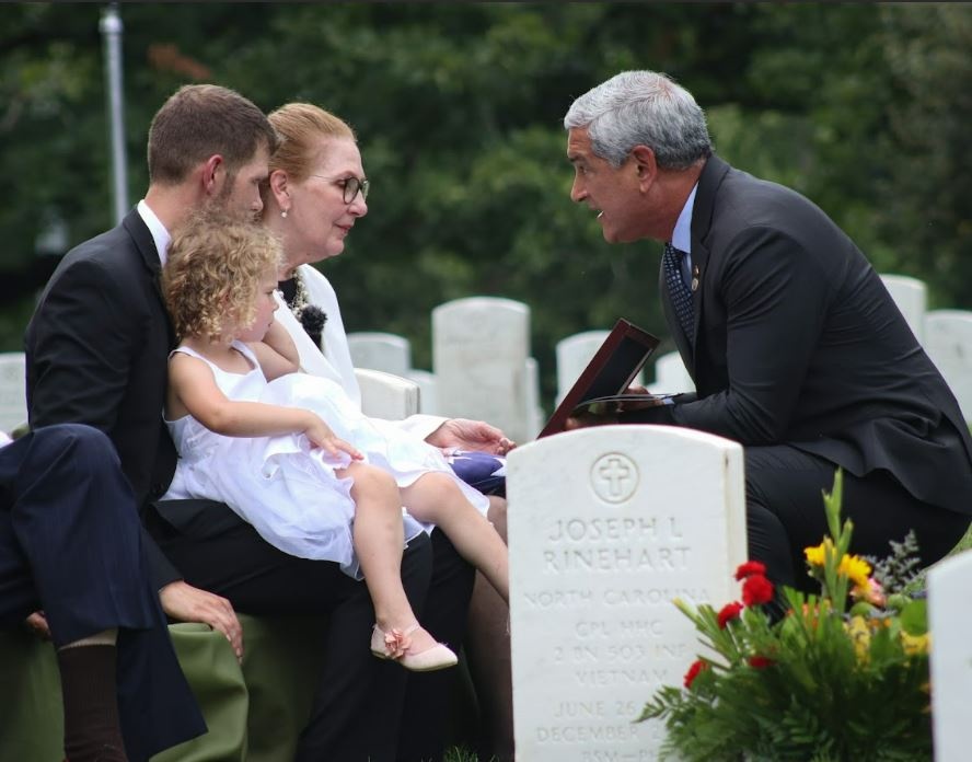 Funeral for U.S. Army Air Forces 2nd Lt. Peter A. Timpo